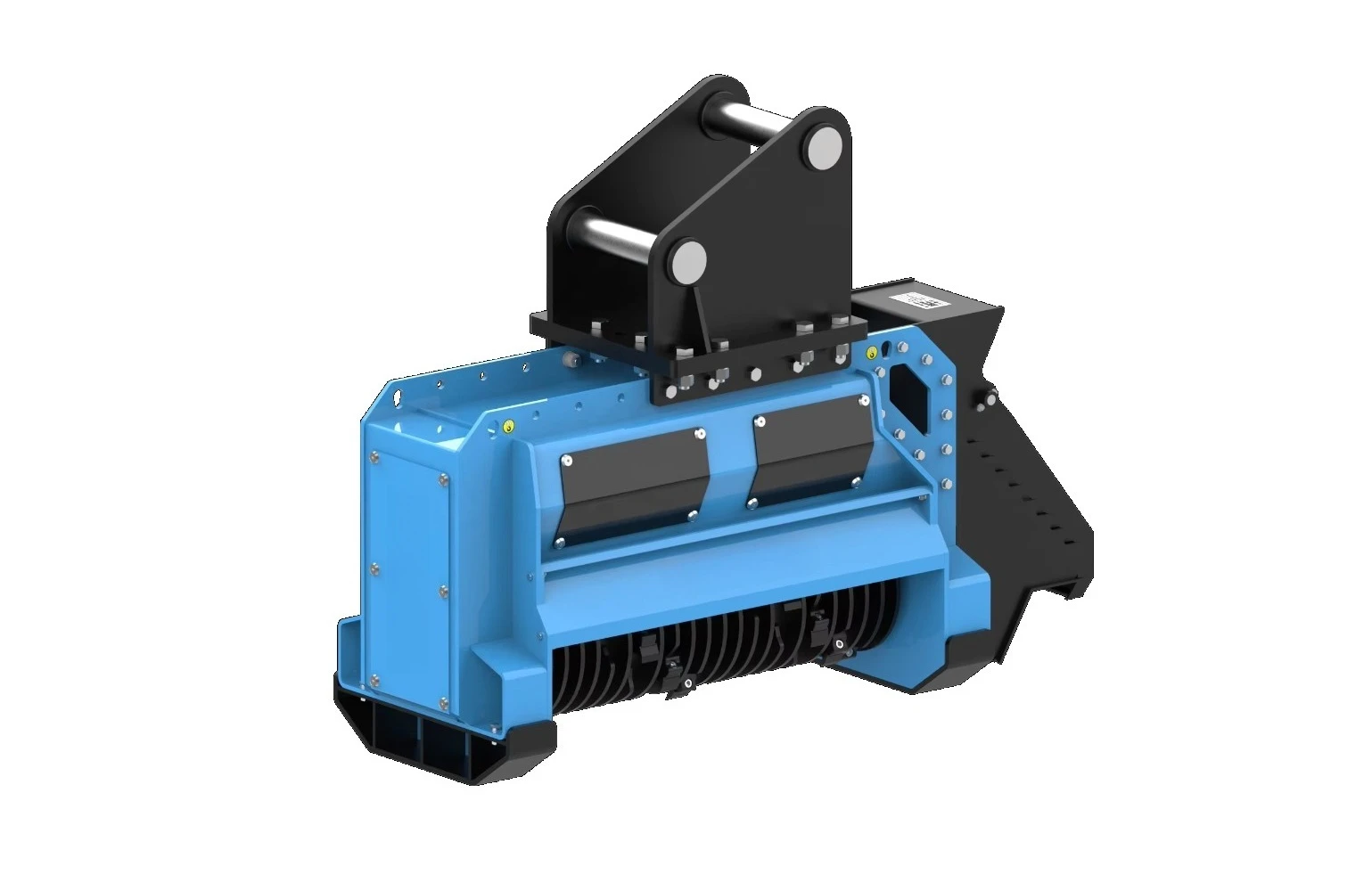YF-10MU 2026 New Model Leaf Vacuum Mulcher Trailer High Performance Tree Mulcher Farm Vegetation Wheel Loader Mulcher Attachment