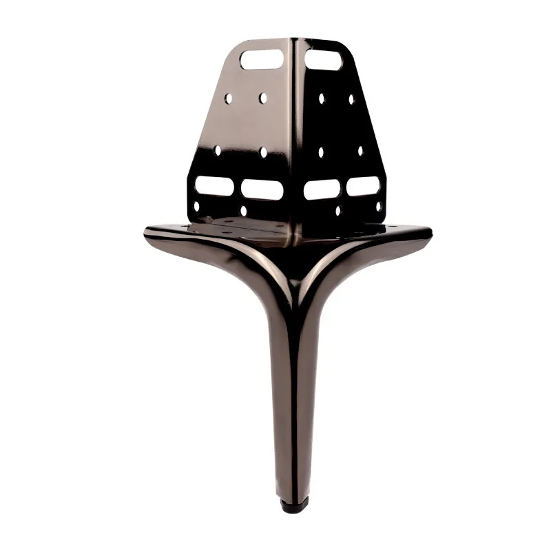 4PCS Hoe Foot Welding Large Six Hole Corner Code Load-bearing Furniture Cabinets Sofas Support Legs Raised Bed legs