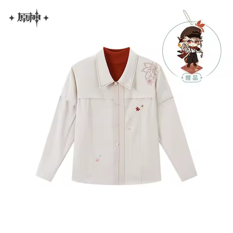[Genuine] Kaedehara Kazuha Shirt MiHoYo Official Genshin Impact Kazuha Theme Impression Knitted Shirt Original Cosplay Cos Gifts