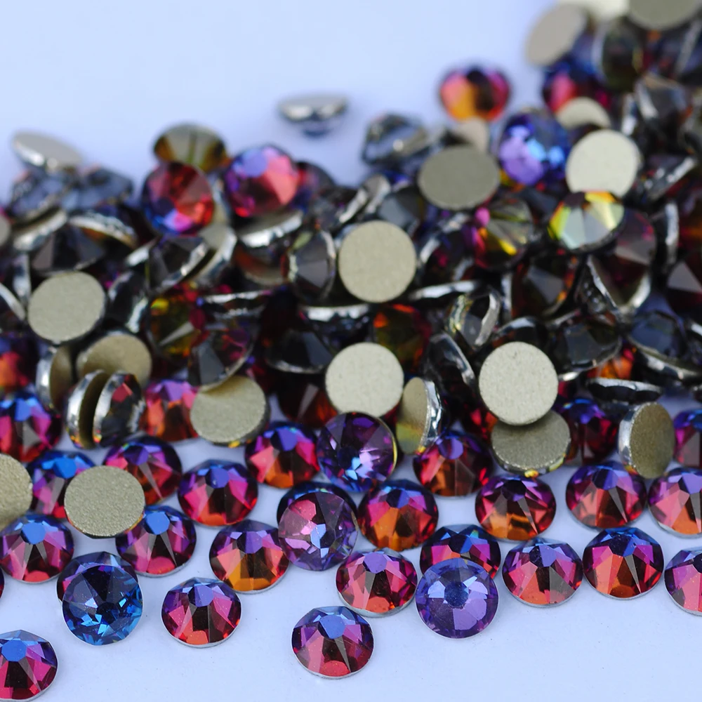 YANRUO 2088NOHF Glasrhinesteine Flache Diamant-Charms Kristall-Modeaccessoires für Kleidung – Detail 11