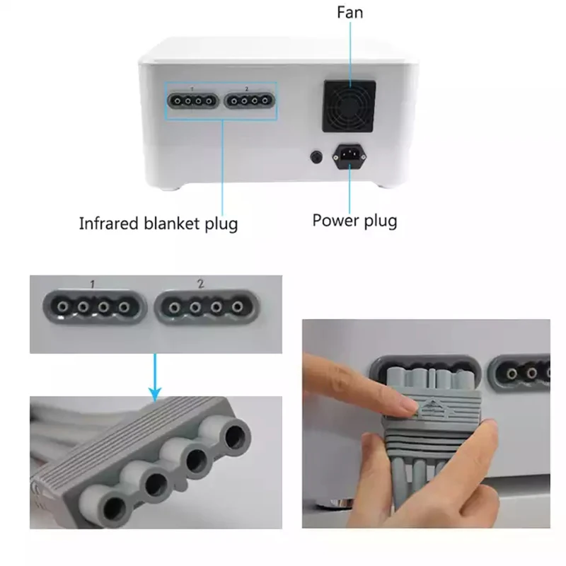 Máquina de drenaje linfático portátil, presoterapia de masaje de aire, máquina de adelgazamiento de presoterapia