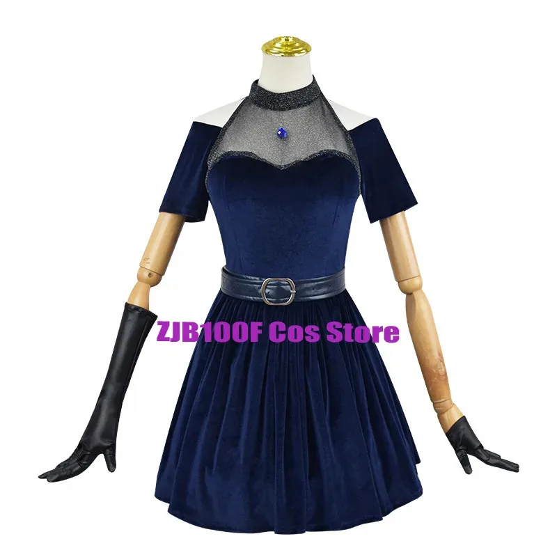 Мизи Косплей Аниме Чужой Сценический Костюм Униформа Платье Пояс Суета Мизи Парик Опора Комплект Хэллоуина Вечеринка Наряд для Женщины Девушка Подарок