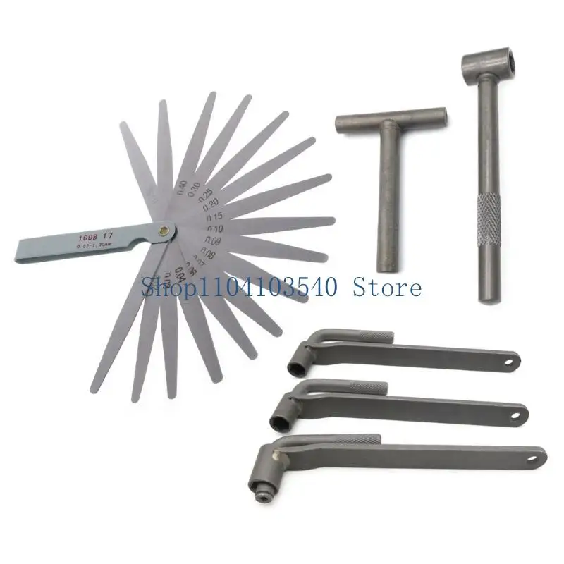 02dc Motorcycle Scooters Motor Válvulas Ajustando Chave Reparo Reparo Parafuso Praça Quadrado