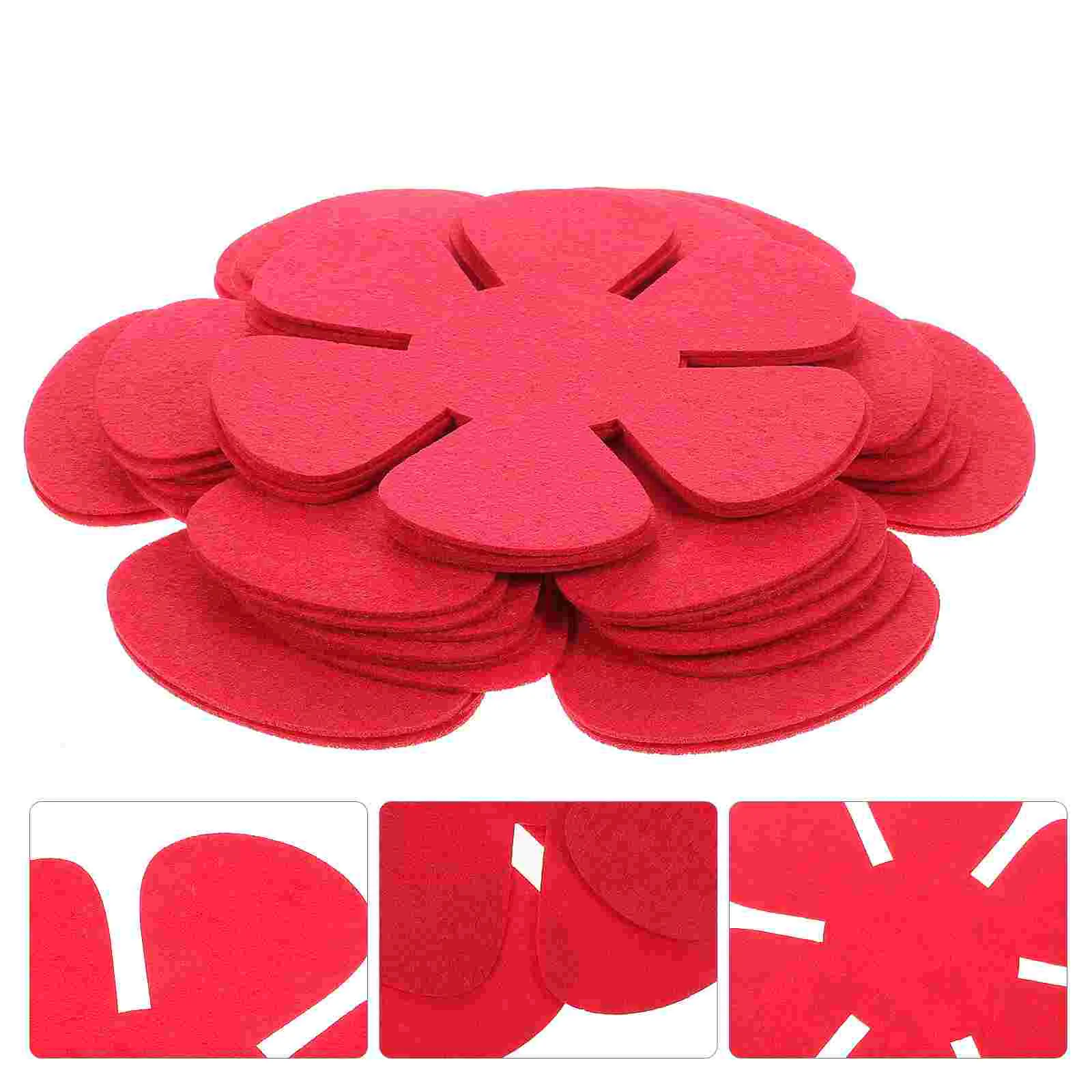 

Pan Protector Cookware Protectors Cutlery Placemat Pot Helpers for Stacking Protective Coasters Table Heat Resistant Pad Cups