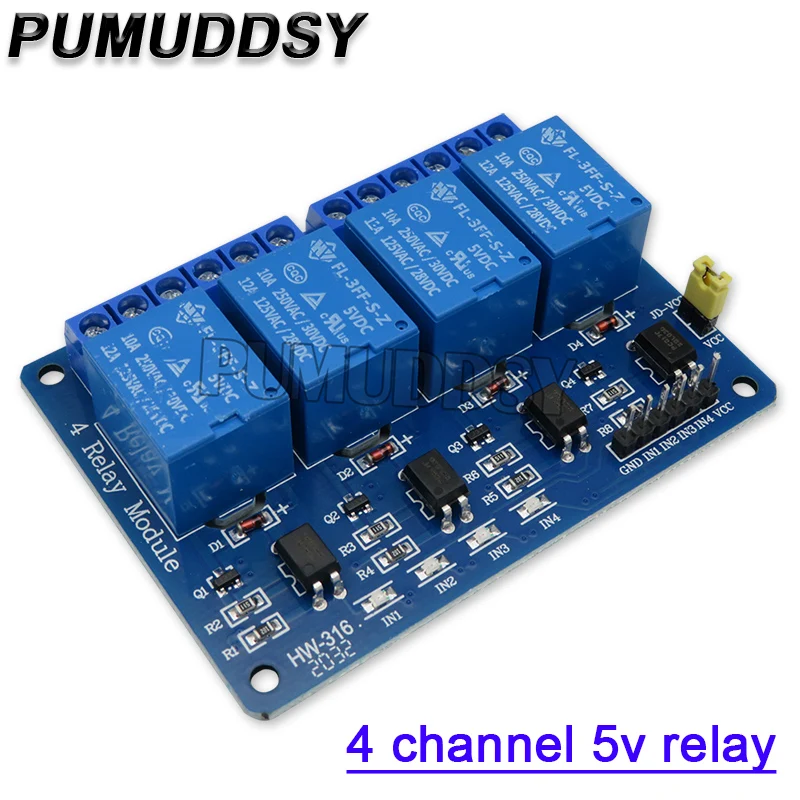 1 2 4 6 8 Channel 5V 12V Relay Module With Optocoupler Relay For Arduino  Output 1 2 4 6 8 Way Relay Module  