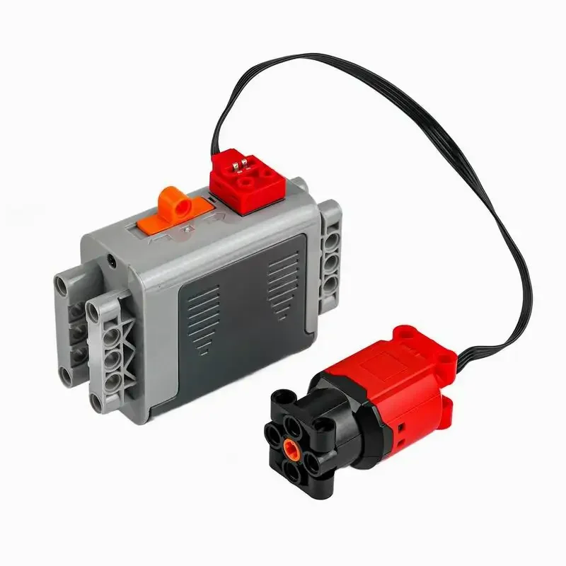 Servo de Motor L de alto par de 7,4 V para actualización de potencia de dirección de coche/camión MOC Compatible con sistemas de bloques de construcción