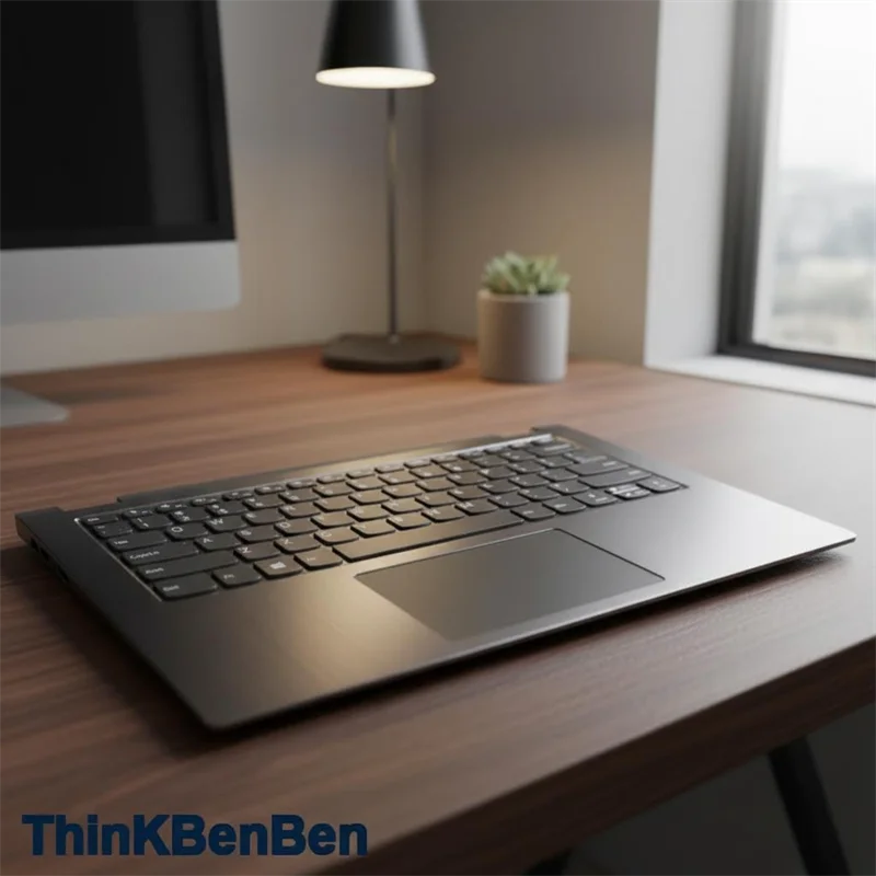 

Корпус верхней части (пальмрест) и клавиатура цвета темно-серого металла для Lenovo Ideapad Yoga 530 Flex6 14 14IKB 14ARR 5CB0R08872 5CB0R08747