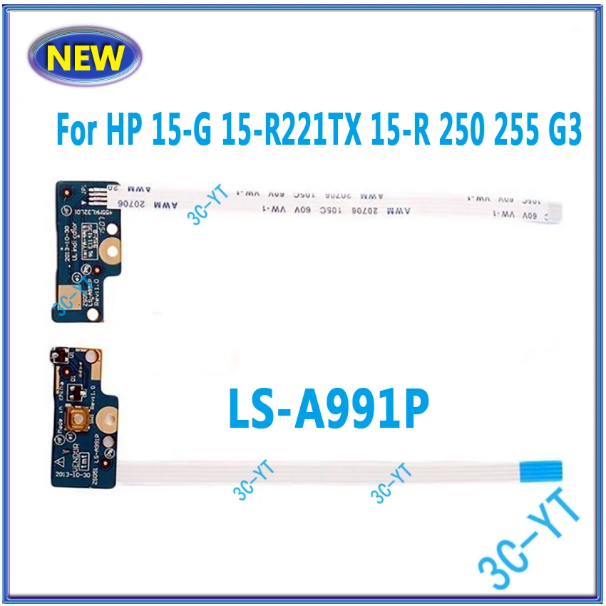 

1PCS Power Button Switch Board Boot Board For HP 15-r138ca 15-r174ca 15-r011dx 15-r029wm 15-r063nr 15-G 15-R LS-A991P