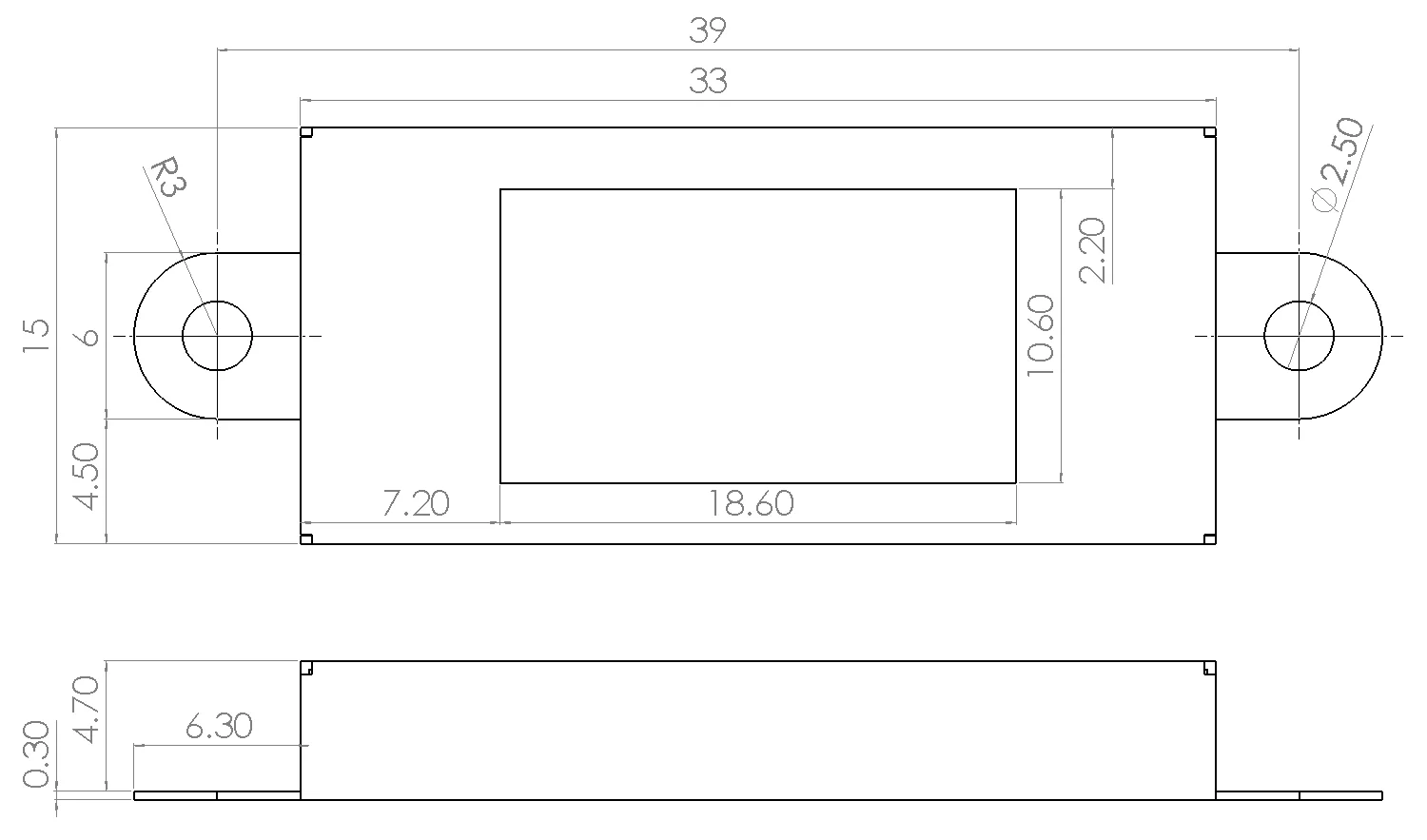 0,5 Zoll DC5-30V OLED-Display Digitales Voltmeter Digitaler Temperatursensor NTC-Sonde 1-6S Spannungsüberwachung – Detail 7