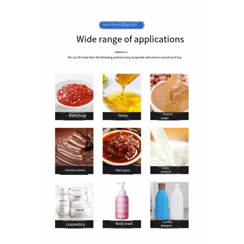 Ace Fully Automatic Single Head Fruit Juice Machine With Servo Rotor Pump For Jam/Oil/Honey Filling Equipment