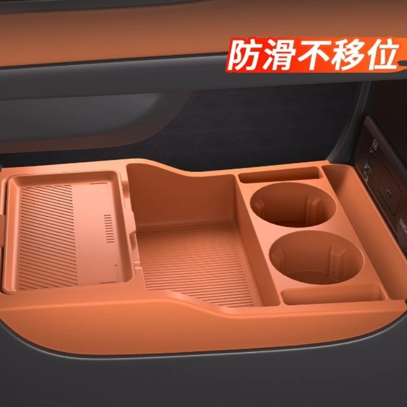 Applicable to the lower layer of the central control silicone pad modification accessories, car interior supplies storage box