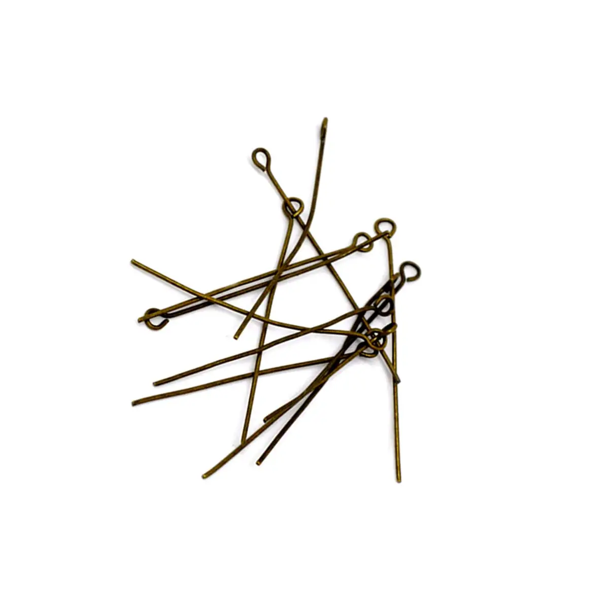 

1000Pcs Bronze Tone Eye Pins 42x0.7mm (21gauge) DIY Handicrafts Jewelry Findings Charms Pendants Making Accessories Supplies