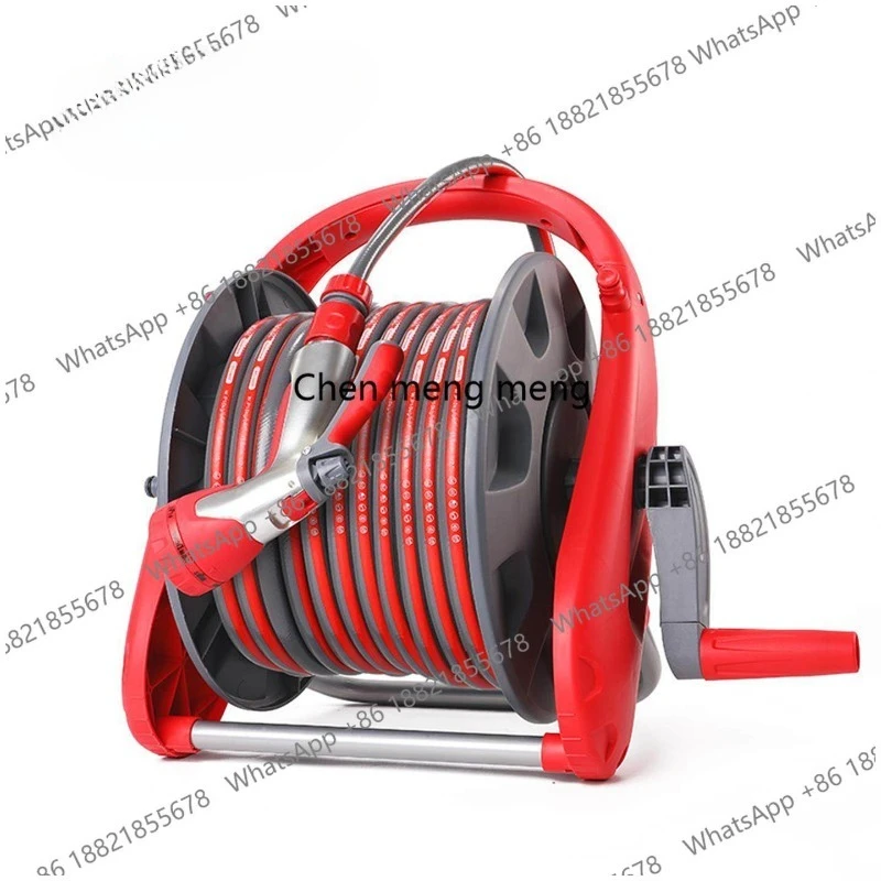 Household watering water pipe storage rack hose watering artifact gardening reel pipe reel garden
