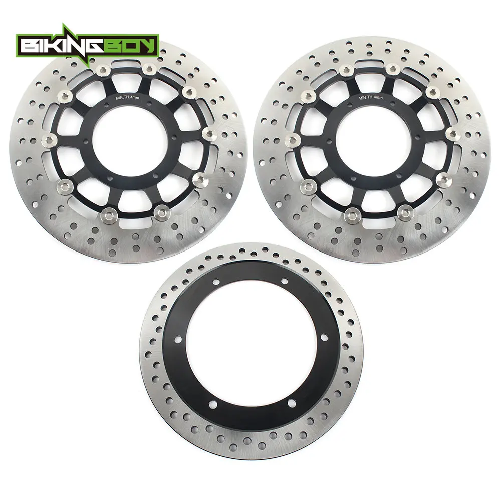 BIKINGBOY Front Rear Brake Discs Rotors For GL 1500 F6C 97-03 Gold Wing 1500 Valkyrie C Interstate CI 00-03 Tourer CT 97 98 99