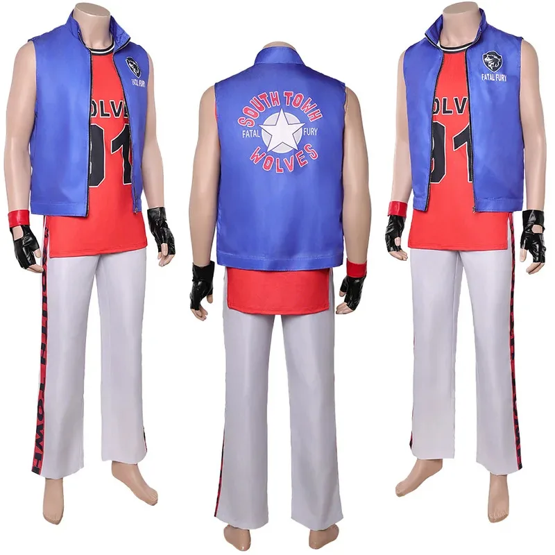 

Маскировка SF 6, Терри Богард, одежда для косплея, костюм для боевых игр, костюм для взрослых и мужчин, нарядное платье для ролевых игр, праздничная одежда