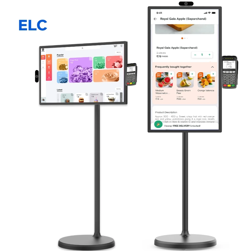 24 Inch 32 Inch Incell Screen Display Lcd Touch Screen Android 13 Advertise Digital Signage Chain Restaurants And Beverage Shops