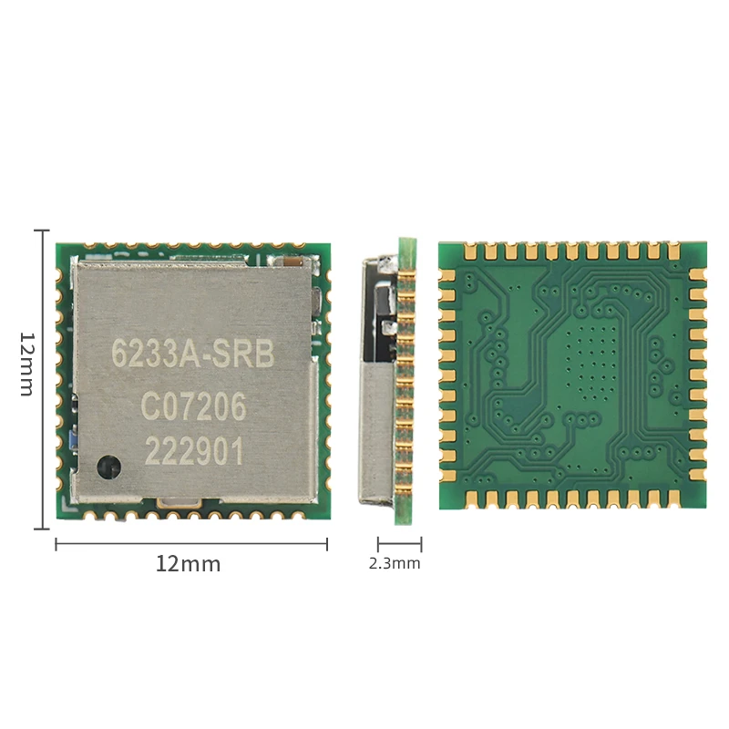 RTL8733BS chip dual-band Wi-Fi Bluetooth 5.2 module 6233A-SRB