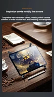 Foldable Magnetic Laptop Stand Aluminum Alloy Portable Adjustable Stand Heat Dissipation Holder Supports Phone Tablet Notebook 7