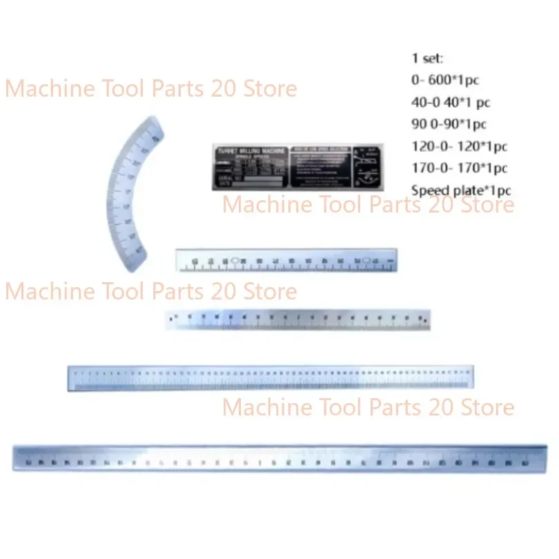 Turret Milling Machine Accessories Scale Ruler Angle Ruler Speed Plate Brand New