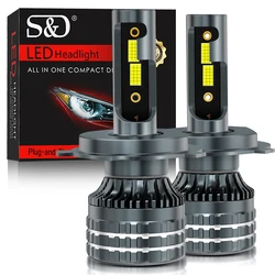 25000LM H7 Led Headlight Canbus H1 H4 H8 H11 HB3 9005 HB4 9006 9012 HIR2 150W Car Light Bulbs Automobiles Auto Lamp 12V 6000K