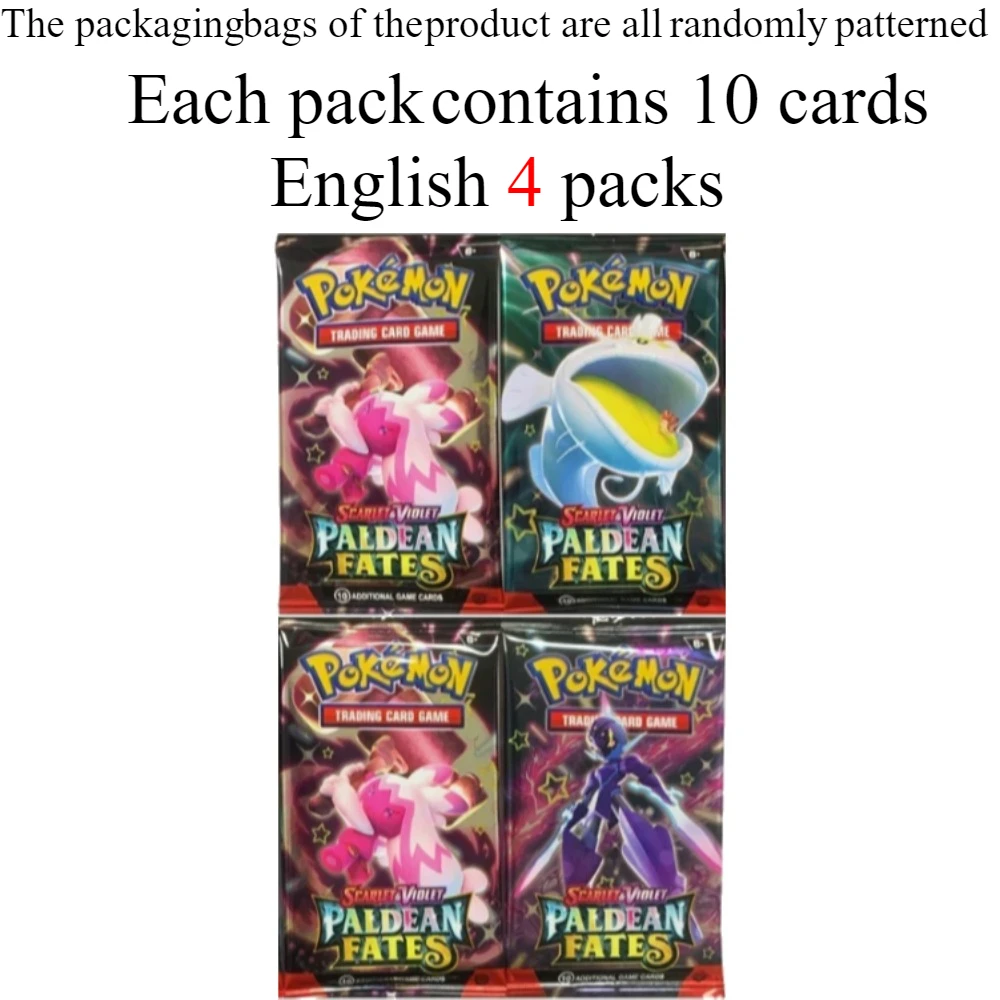 40/360 Stuks Doos Pokemon Kaart Scarlet & Violet Prismatische Evolutions Engels Booster Battle Carte Trading Collection Kaarten game card