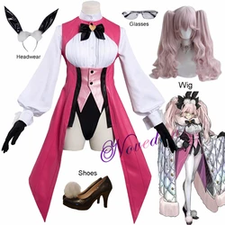 Koyanskaya Cosplay FGO Fate Grand Order Cosplay Tamamo no Mae Stage 1 Wig Cosplay Anime Halloween Costume Shoes Jumpsuit Props