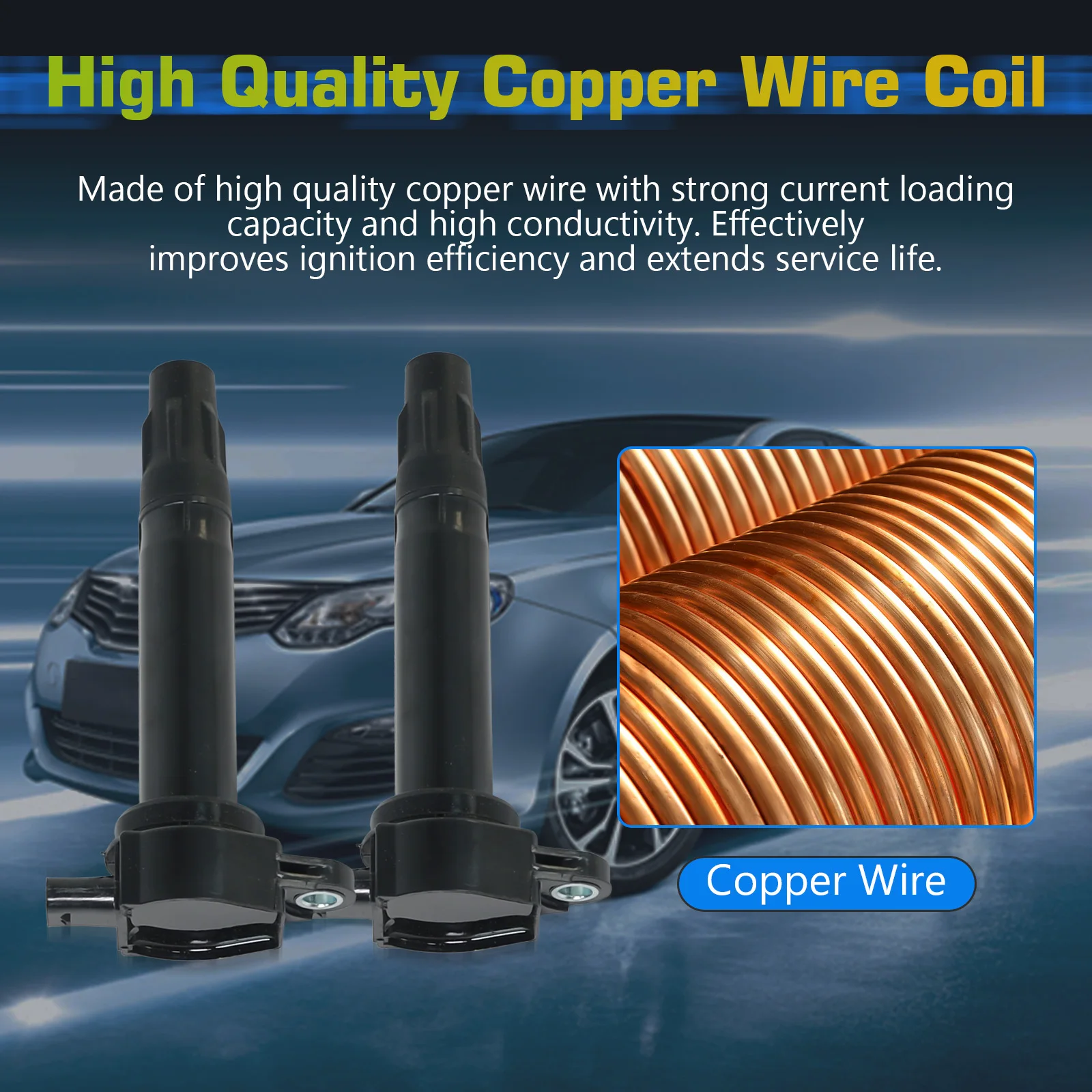 DPGKITS 4 шт. катушки зажигания + 4 шт. иридиевые свечи зажигания для Dodge Journey и Jeep Compass 2L 2.4L UF557 автомобильные аксессуары