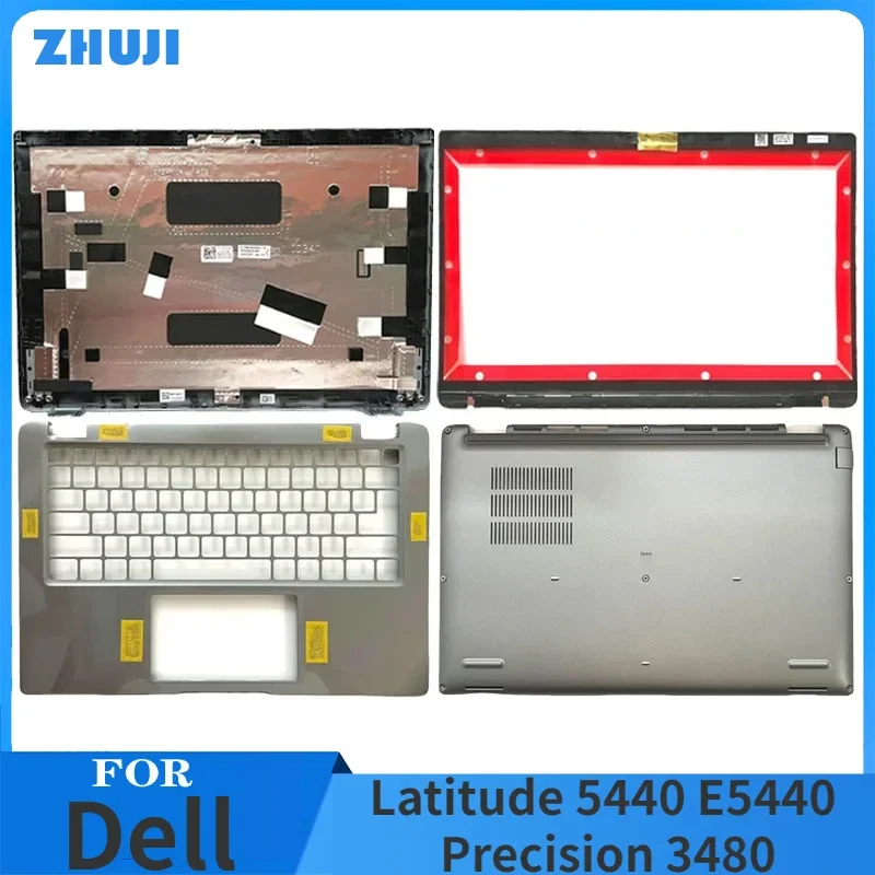 For Dell Latitude 5440 E5440 Precision 3480 LCD Back Cover Front Bezel Upper Palmrest Bottom Case Hinges Computer Case