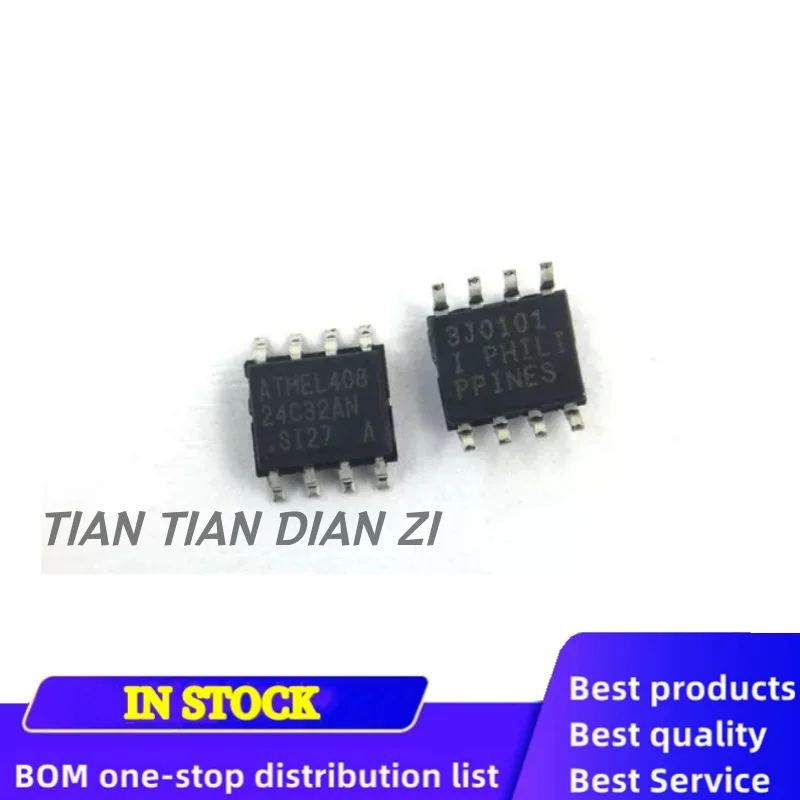 5pcs/lot AT24C32AN-10SI-2.7 AT24C32 SOP8 ic chips in stock