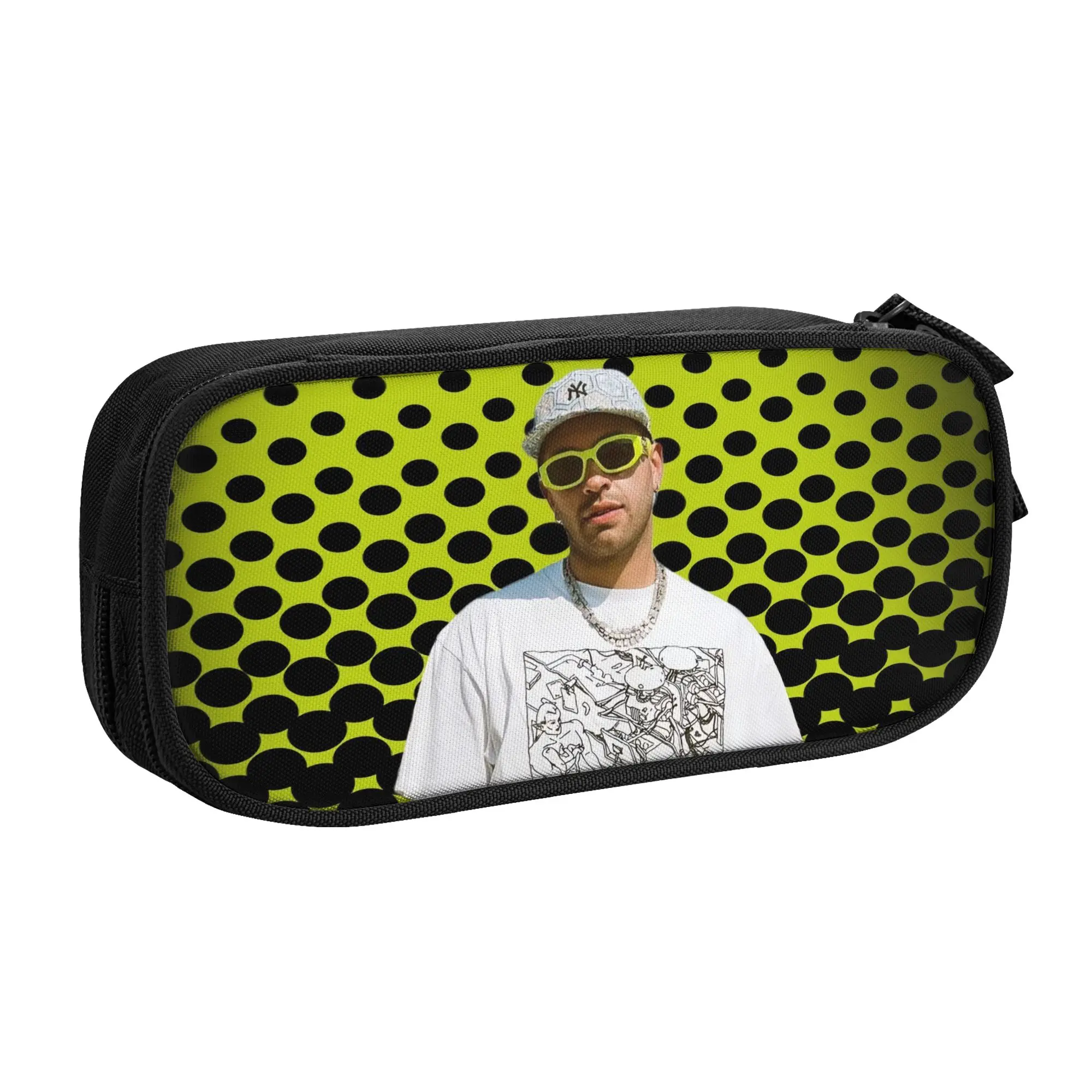 Colombian Feid Ferxxo Cute Pencil Cases Girls Boys 90s Rapper Rap Music Singer Rapper Songwriter Pencil Bag School Accessories