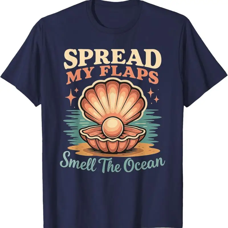 

Футболка с юмором для детей и взрослых Spread My Flaps Smell The Ocean