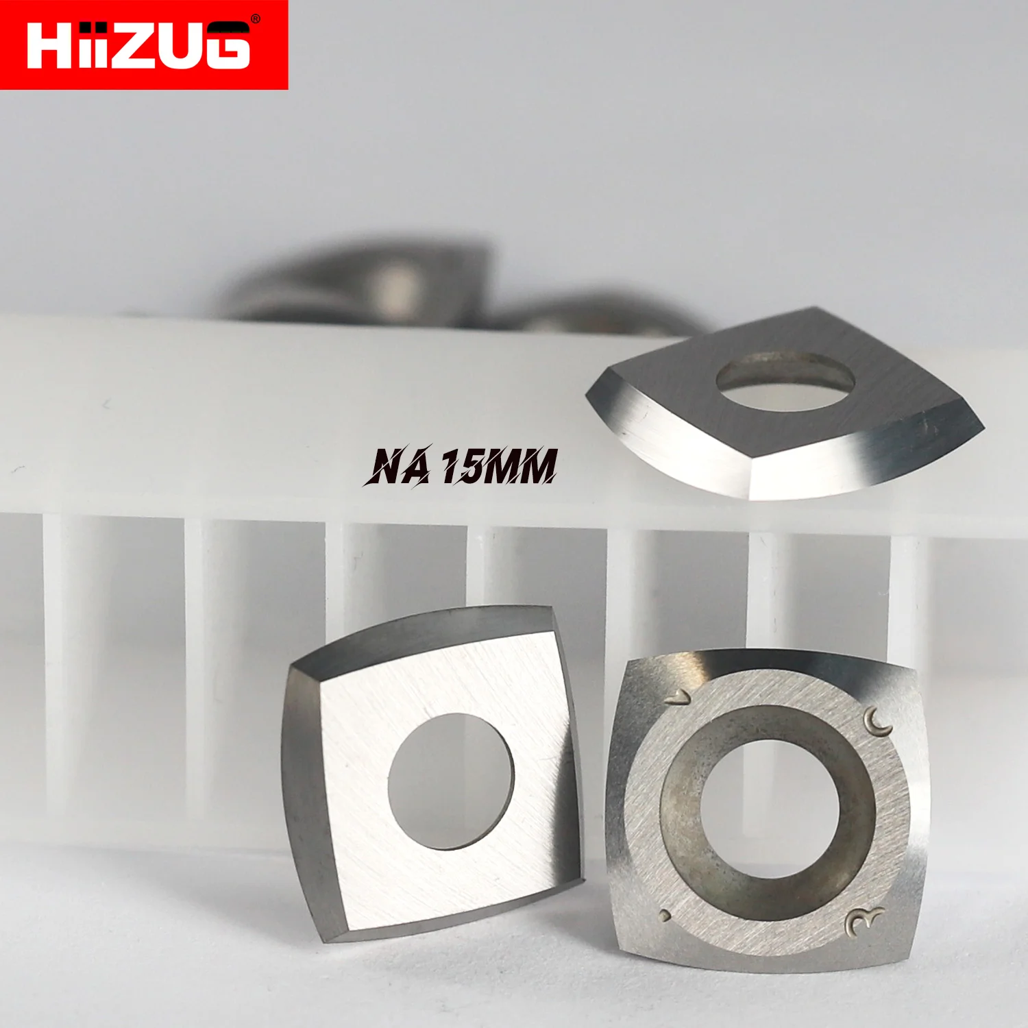 Imagem -05 - Square Carbide Inserts Cutters For Woodtorning Lathe Ferramentas de Carpintaria Ancinho Negativo 12 mm 14 mm 13 mm 15 mm 10 Pcs