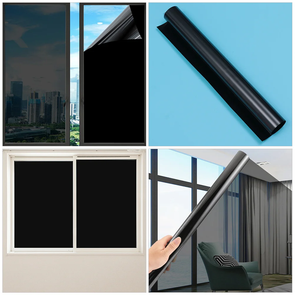 

One Way Window Film Pet Privacy Reflective Anti-Uv Sun Blocking for Home Office Hotel Daytime Dark Sleep Environment