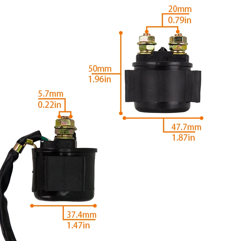 For Honda CB 175 200 350 400 450 500 550 750 CH 125 NH CG 80cc 90cc 110cc 125cc 250cc Motorcycle Starter Relay Solenoid