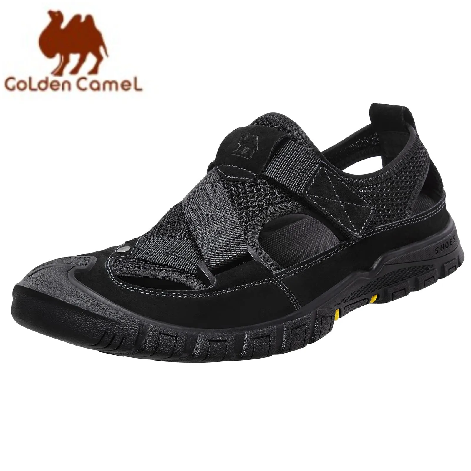 GOLDEN CAMEL Men’s Sandals Closed Toe Shoes for Men Adjustable Fishman Athletic Summer Sandal Comfortable for Beach Sport Hiking