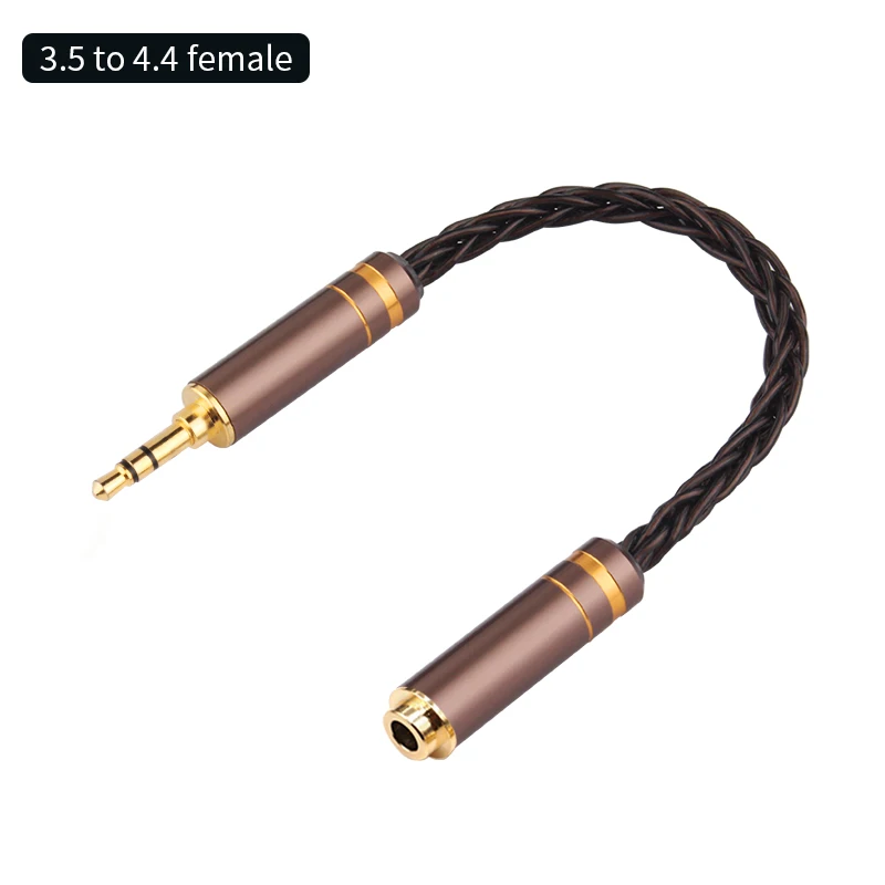 Konvertierungskabel, symmetrisch, 2,5/3,5/4,4 mm Stecker auf 2,5/3,5/4,4 mm Buchse, HiFi-Verbindungskabel-Adapter, verlustfreie Übertragung für Sony