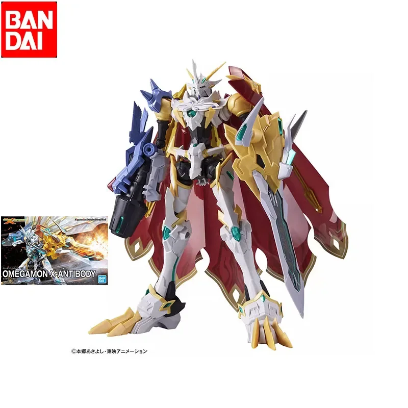 

In Stock Original Bandai Figure-rise FRS DIGITAL MONSTER X-evolution Omegamon X Anime Assembly Model PVC Collection Model Toy