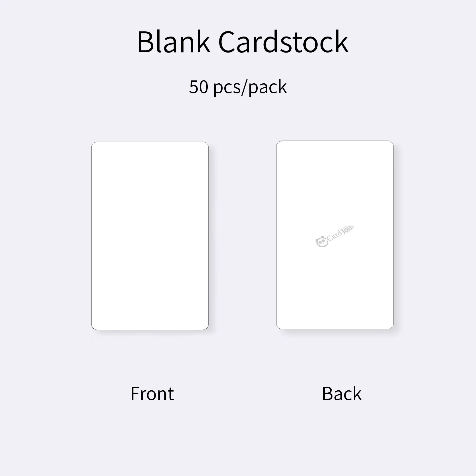 

CardJoin Blank Cardstock Printing Paper Blessing Work Learning Game Greeting Card