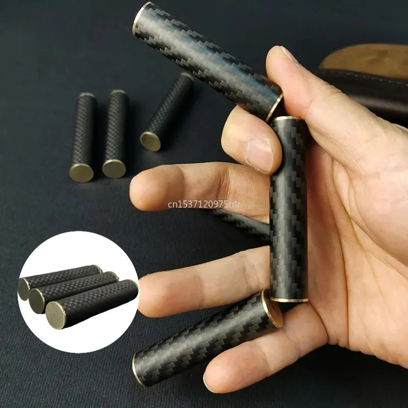 EDC Fidget Spinner Fidget Toys 성인을위한 스트레스 릴리프 자기 금속 탄소 섬유 3 섹션 스틱 회전 크리 에이 티브 선물