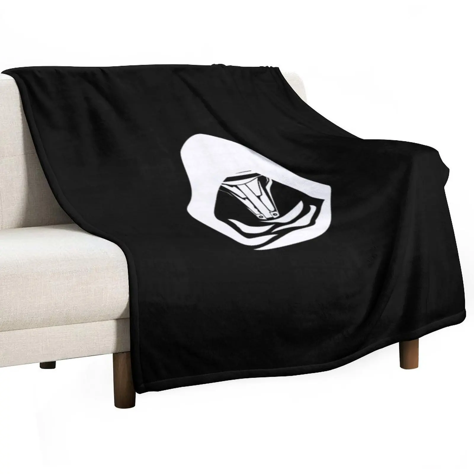 Darth Revan Mask – in White Throw Blanket Summer Beddings Personalized Gift Blankets