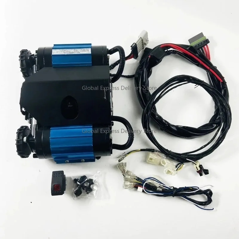 

Twin Cylinder Automotive Air Compressor 4x4 Tire Inflator