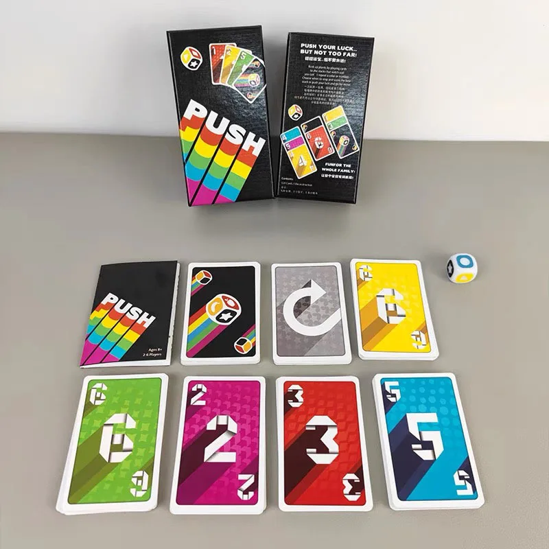 Push Card Game - Exhilarating Card Game Adults, and Teens Strategy Board Game- Family Game Up - 2 to 6 Players gallery 4