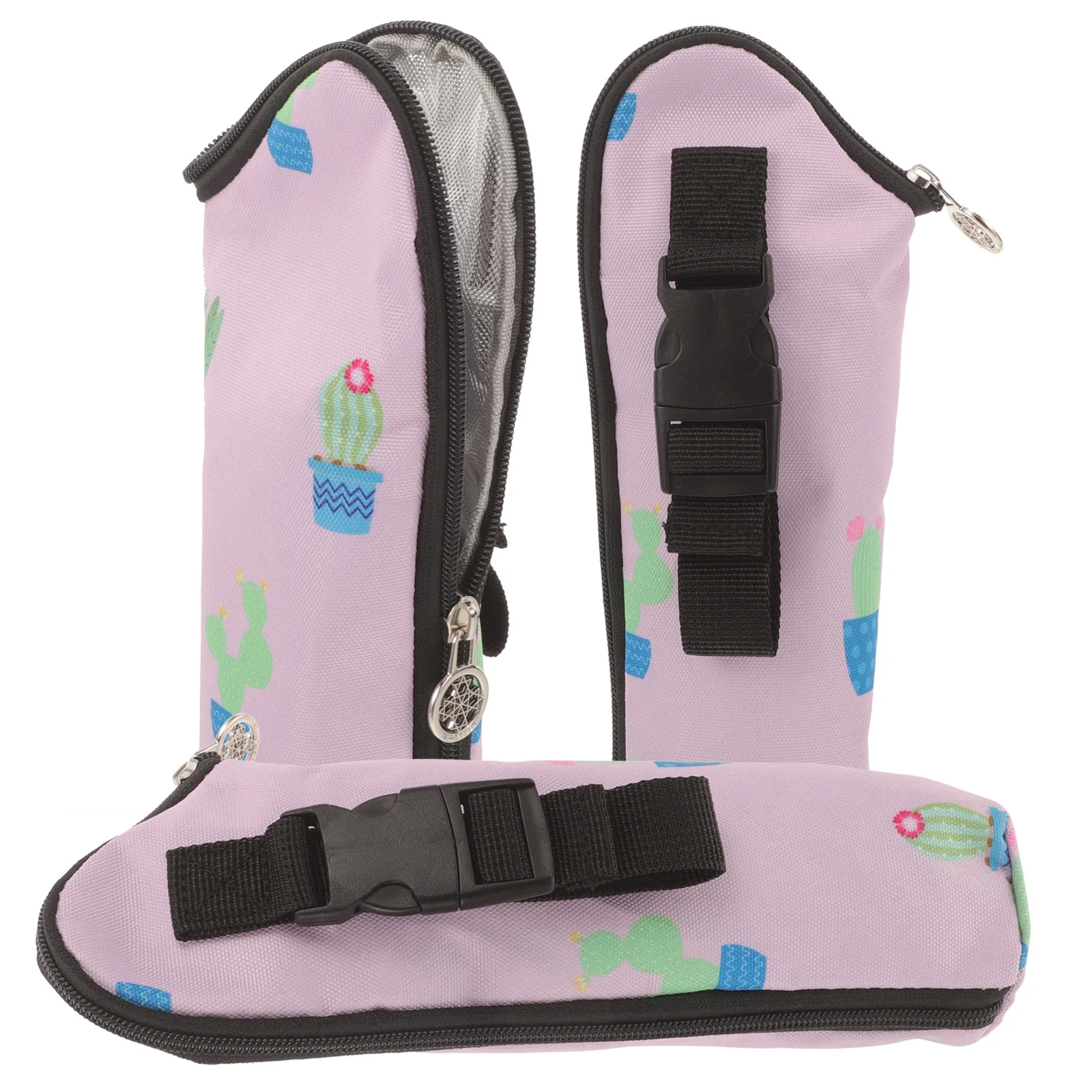 

Портативные сумки для бутылочек с молоком для детской бутылочки, сумки для хранения молока, сумки для путешествий на открытом воздухе, легкий портативный дизайн кактуса, безопасный, практичный