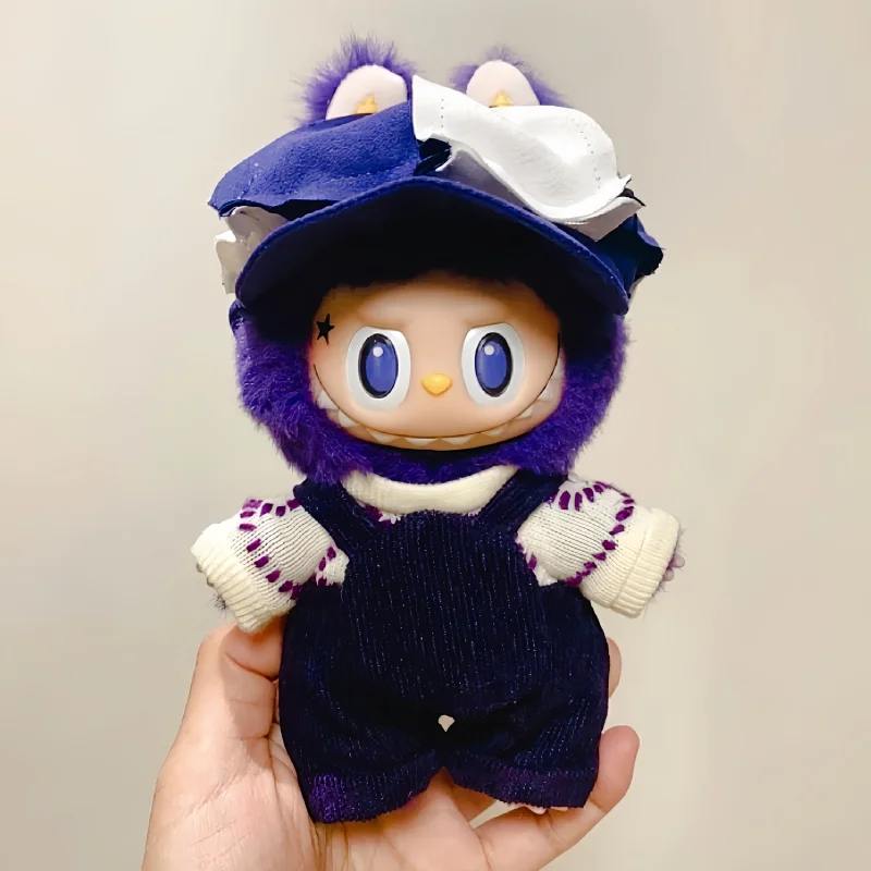 High Quality 1:1 Replica The Monster Labubu Series 2.0 Fancy Purple Milan Fashion Vinyl Toy Ornament Replica Toys Birthday Gifts