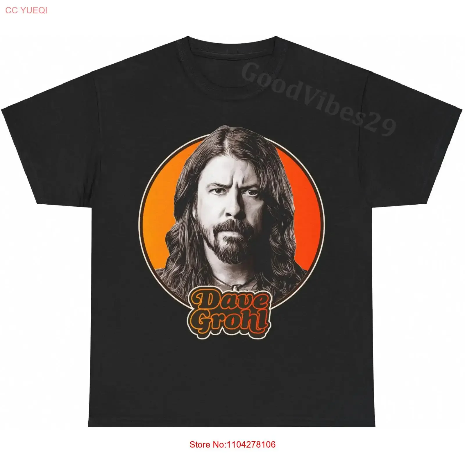 Dave Grohl 90s Rock Music Vintage Style Fan Art T Shirt S 5XL  vintage Washed fashion Stylish Casual Soft streetwear Breathable