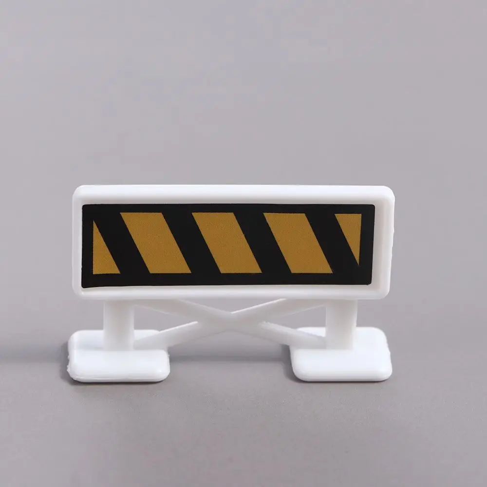 15Pcs/Set Toddler Mini Traffic Signs Model Toy Road Block Safety Education Puzzle Traffic Toys