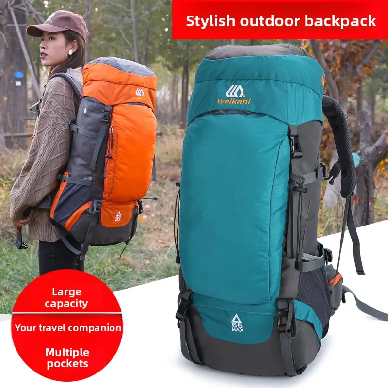 sac-a-dos-de-voyage-de-grande-capacite-sac-de-randonnee-et-de-camping-pour-sports-de-plein-air-sac-a-bandouliere-unisexe-en-nylon-impermeable-avec-porte-bouteille-d'eau