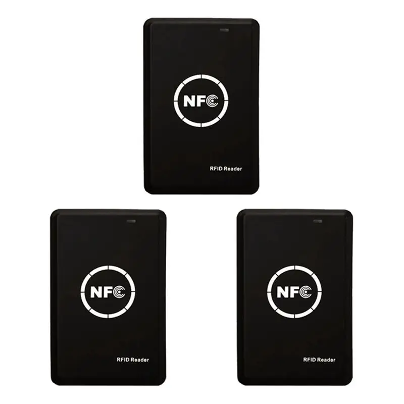[NEW!】 3PCS Dual-Frequency Smart Card Reader IC RFID Card Reader RFID Copier Duplicator 13.56Mhz & 125Khz Encrypted Programm