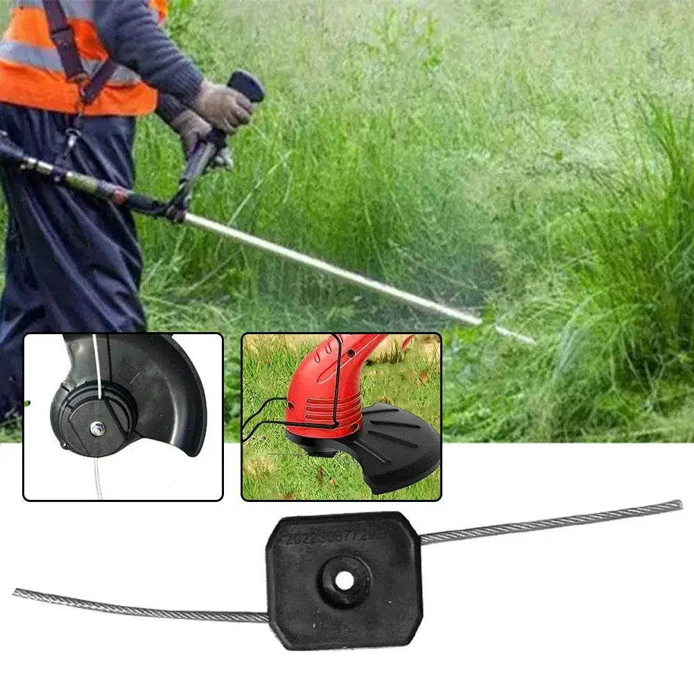 3 Stück Stahldraht-Trimmerkopf Elektrischer Unkrauttrimmer Ersatzklinge Mähkopf-Ersatz für Rasentrimmer – Detail 5