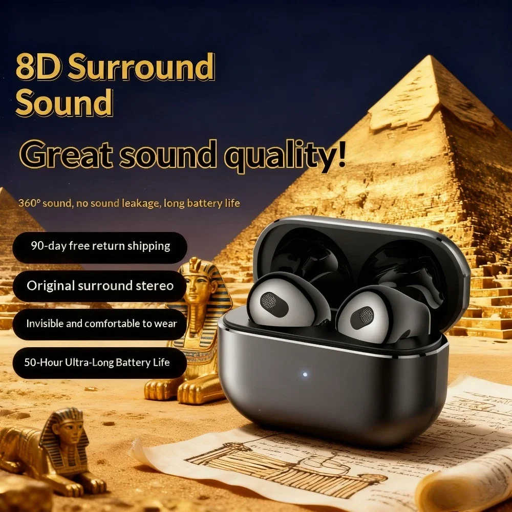 Fashionable Non In Ear Bluetooth Headphones Lossless Sound Quality Comfortable Wear for Business Work Study Travel Office Home D